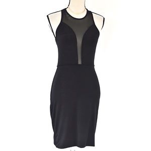 Tart racerback stretch bodycon dress black sz S